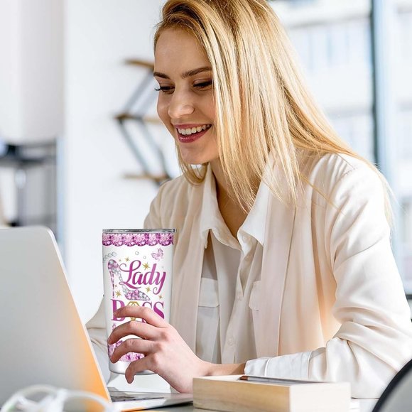 YILOWEM Y Boss Lady 20oz Insulated Tumbler - Picture 3 of 4